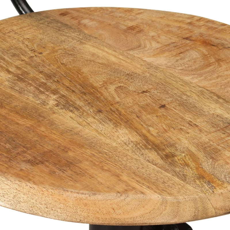 vidaXL Bar Stools 2 pcs Solid Wood Mango