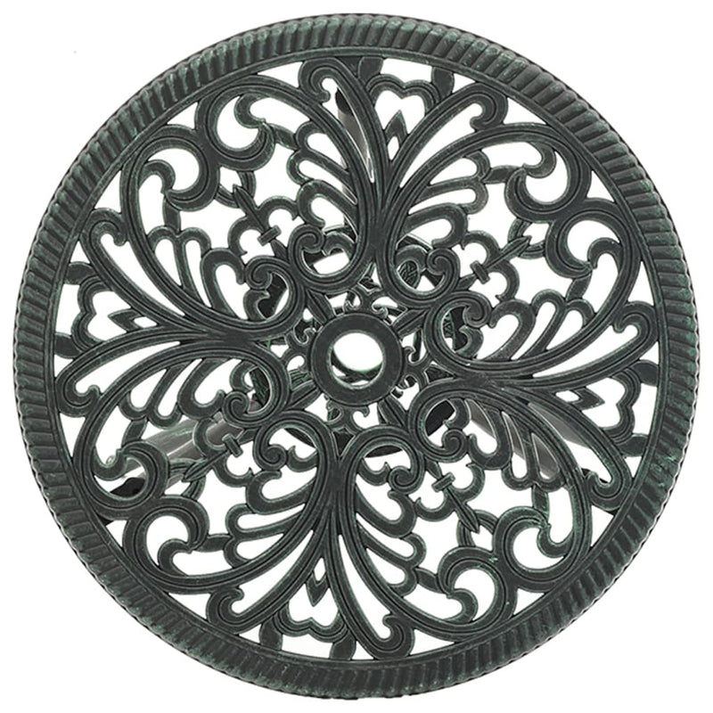 vidaXL 3 Piece Bistro Set Cast Aluminium Green