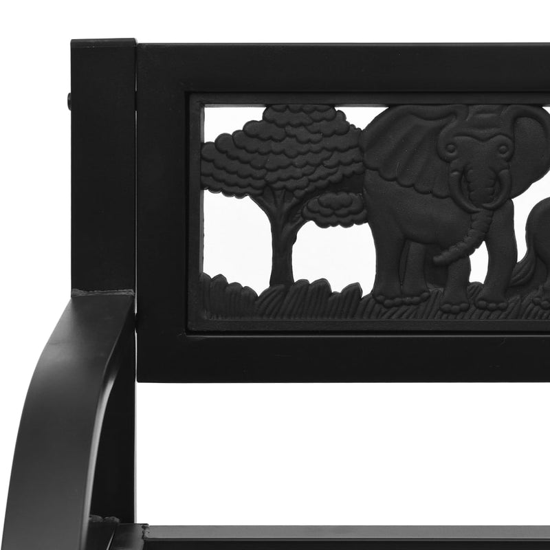 vidaXL Children Garden Bench 86 cm Steel