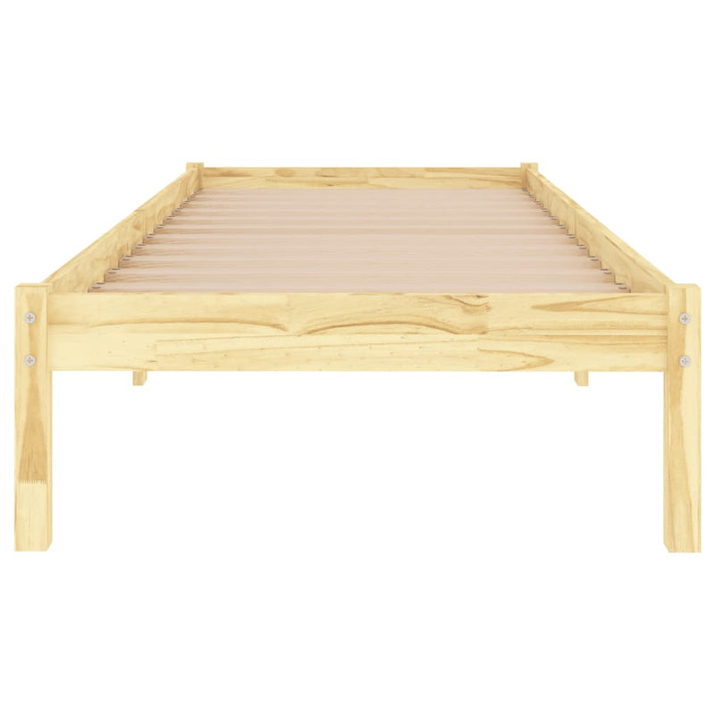 vidaXL Bed Frame without Mattress Solid Wood 90x190 cm