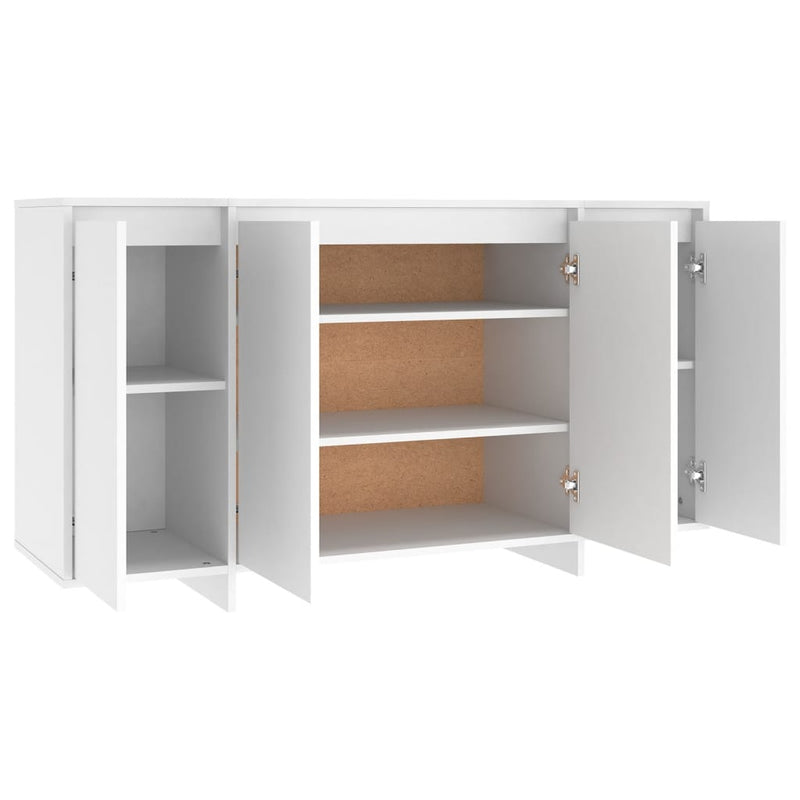 vidaXL Sideboard White 135x41x75 cm Engineered Wood