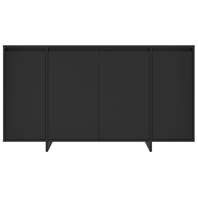 vidaXL Sideboard Black 135x41x75 cm Engineered Wood