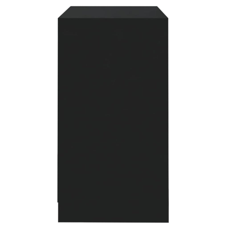 vidaXL Sideboard Black 70x41x75 cm Engineered Wood