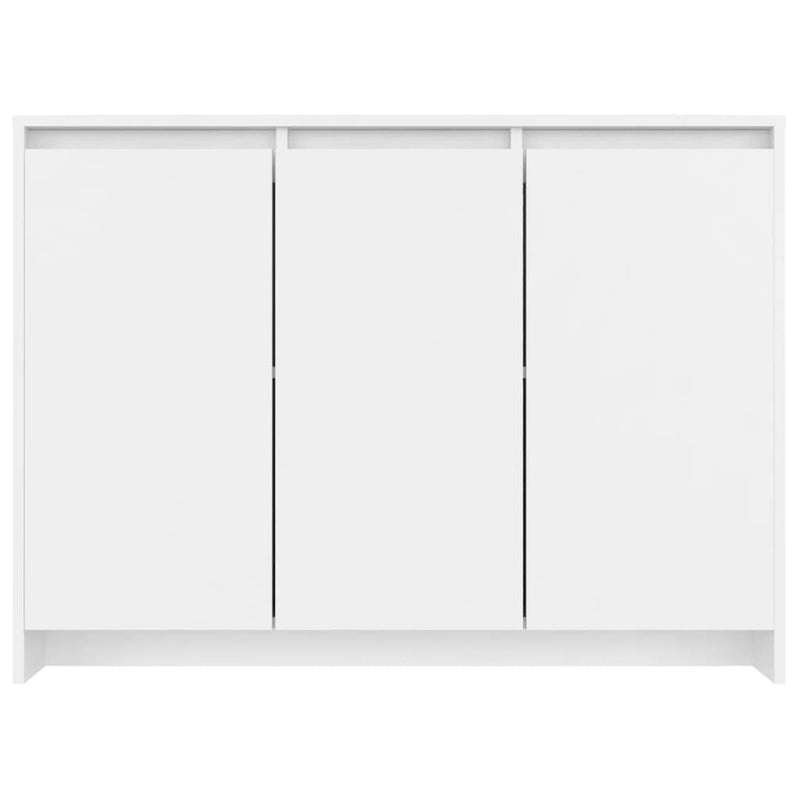vidaXL Sideboard White 102x33x75 cm Engineered Wood