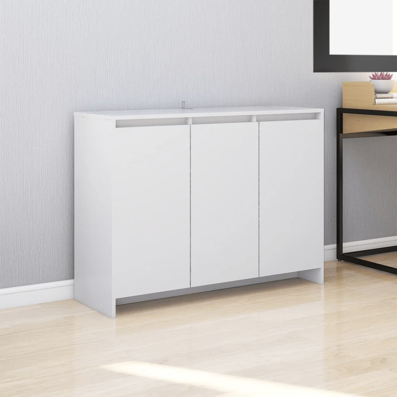 vidaXL Sideboard White 102x33x75 cm Engineered Wood