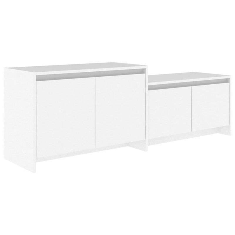 vidaXL TV Cabinet White 146.5x35x50 cm Engineered Wood