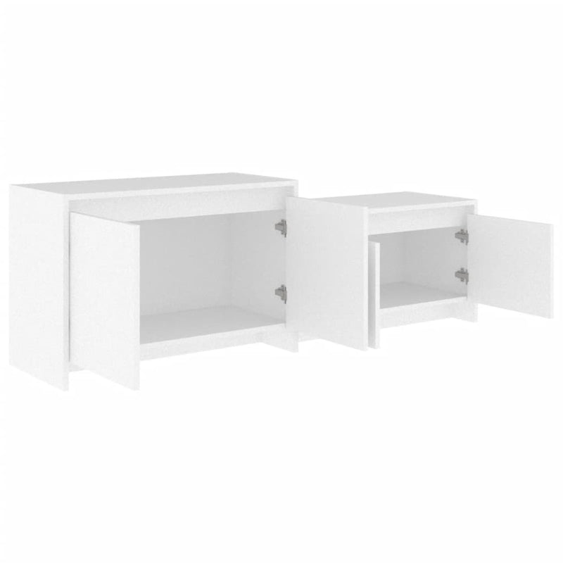 vidaXL TV Cabinet White 146.5x35x50 cm Engineered Wood
