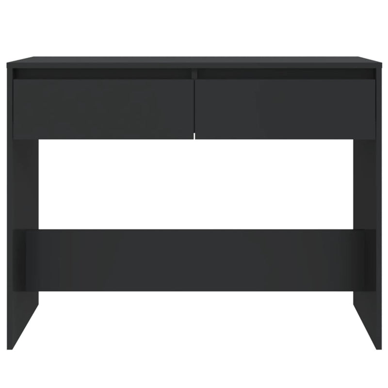 vidaXL Console Table Black 100x35x76.5 cm Engineered Wood