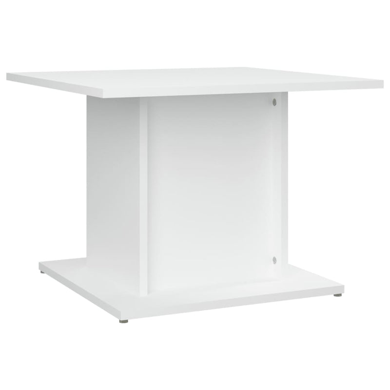 vidaXL Coffee Table White 55.5x55.5x40 cm Engineered Wood