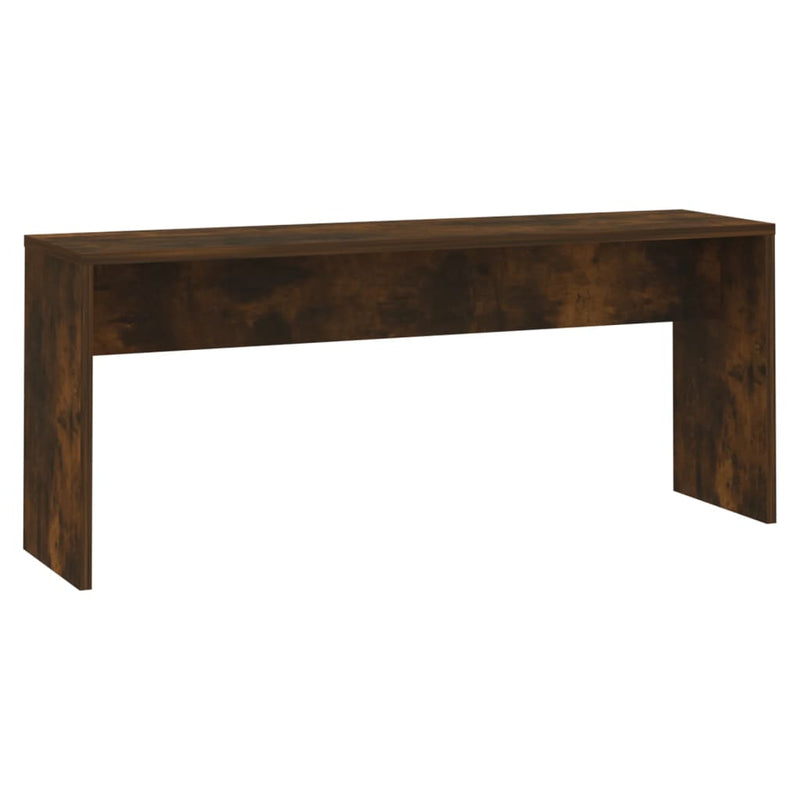 vidaXL 3 Piece Dining Set Smoked Oak Engineered Wood