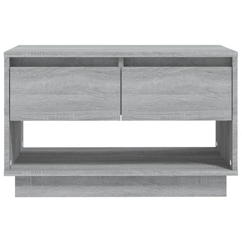 vidaXL TV Cabinet Grey Sonoma 70x41x44 cm Engineered Wood