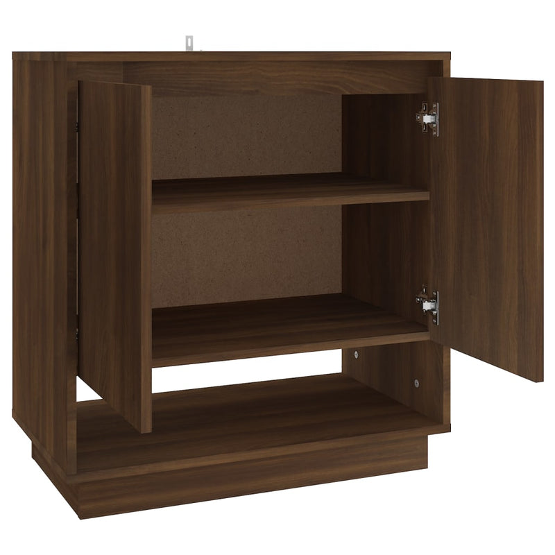 Sideboard Brown Oak 70x41x75 cm Engineered Wood