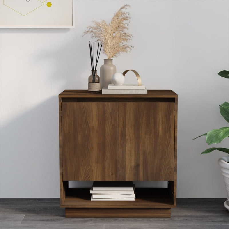Sideboard Brown Oak 70x41x75 cm Engineered Wood