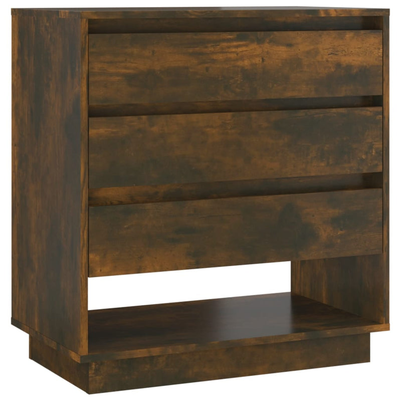vidaXL Sideboard Smoked Oak 70x41x75 cm Engineered Wood
