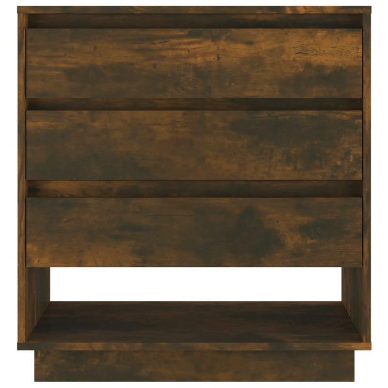 vidaXL Sideboard Smoked Oak 70x41x75 cm Engineered Wood