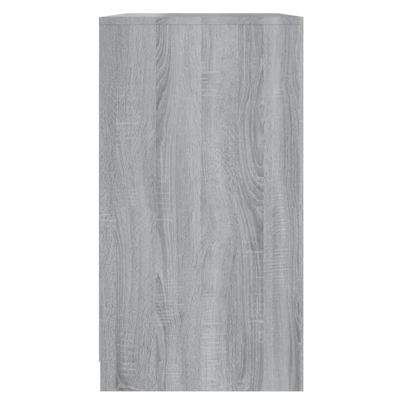 vidaXL Sideboard Grey Sonoma 70x40.5x75 cm Engineered Wood