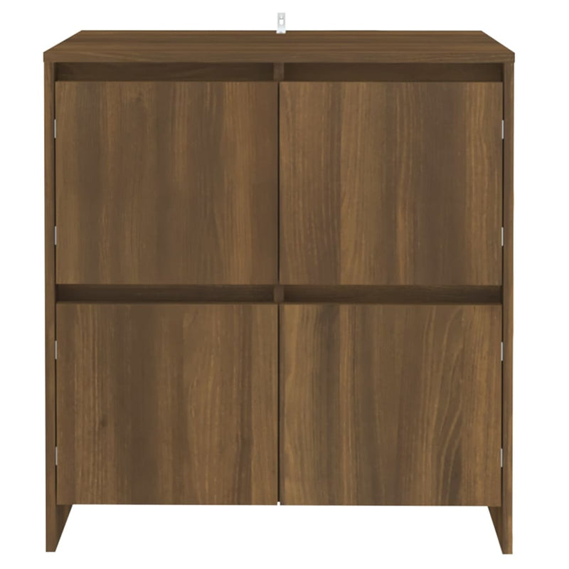 vidaXL Sideboard Brown Oak 70x41x75 cm Engineered Wood