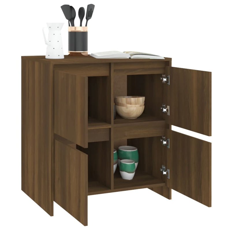 vidaXL Sideboard Brown Oak 70x41x75 cm Engineered Wood