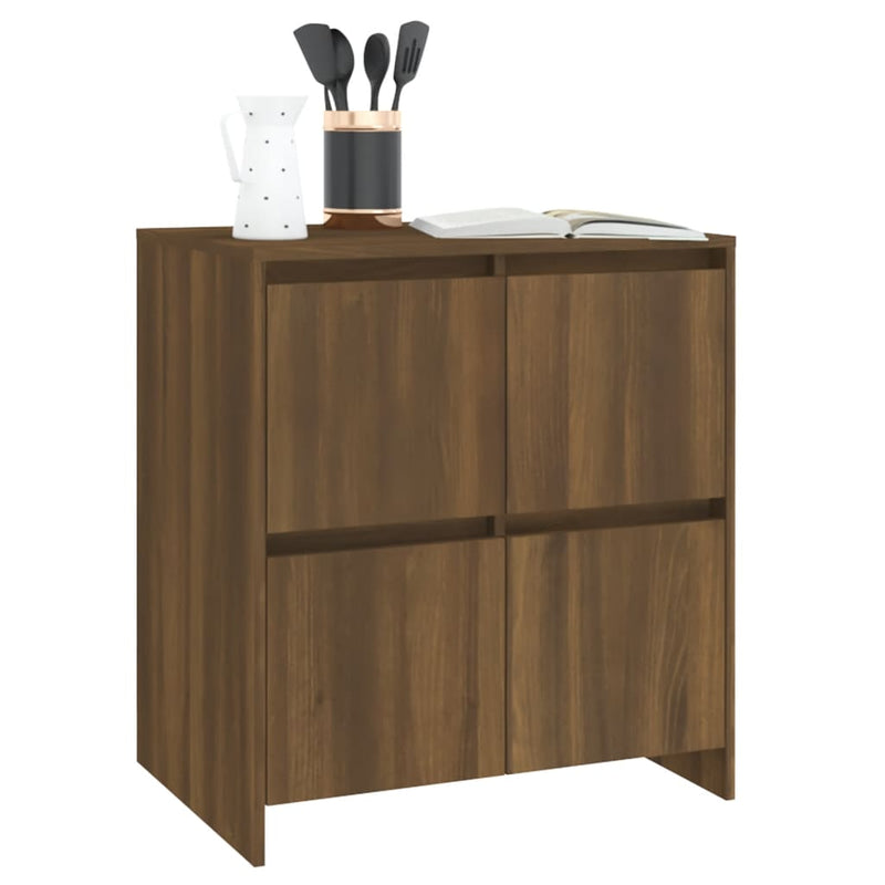 vidaXL Sideboard Brown Oak 70x41x75 cm Engineered Wood