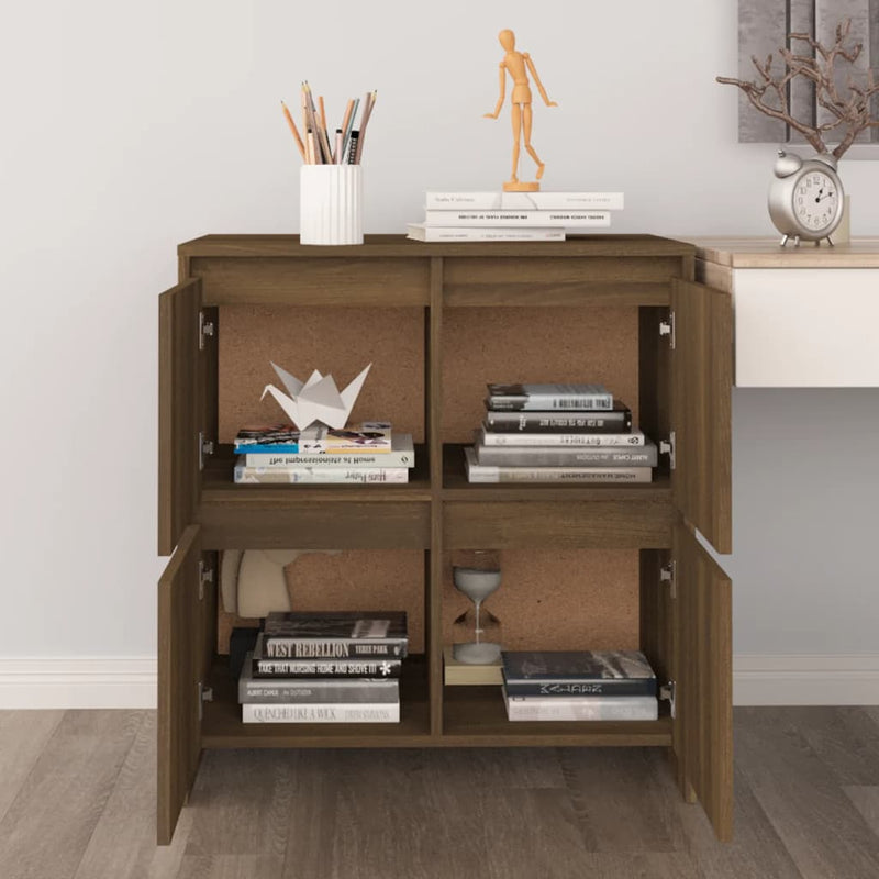 vidaXL Sideboard Brown Oak 70x41x75 cm Engineered Wood