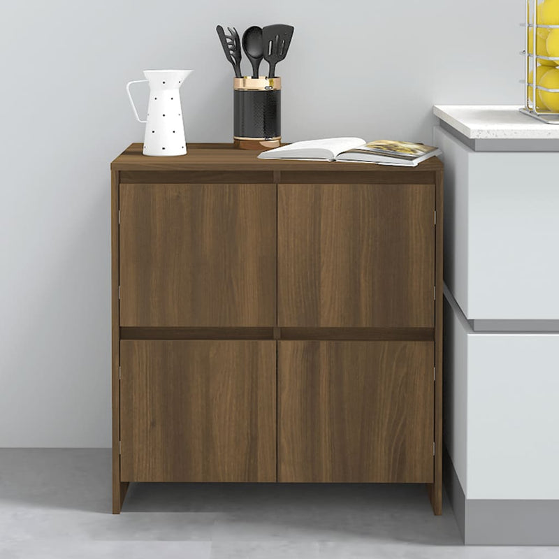 vidaXL Sideboard Brown Oak 70x41x75 cm Engineered Wood
