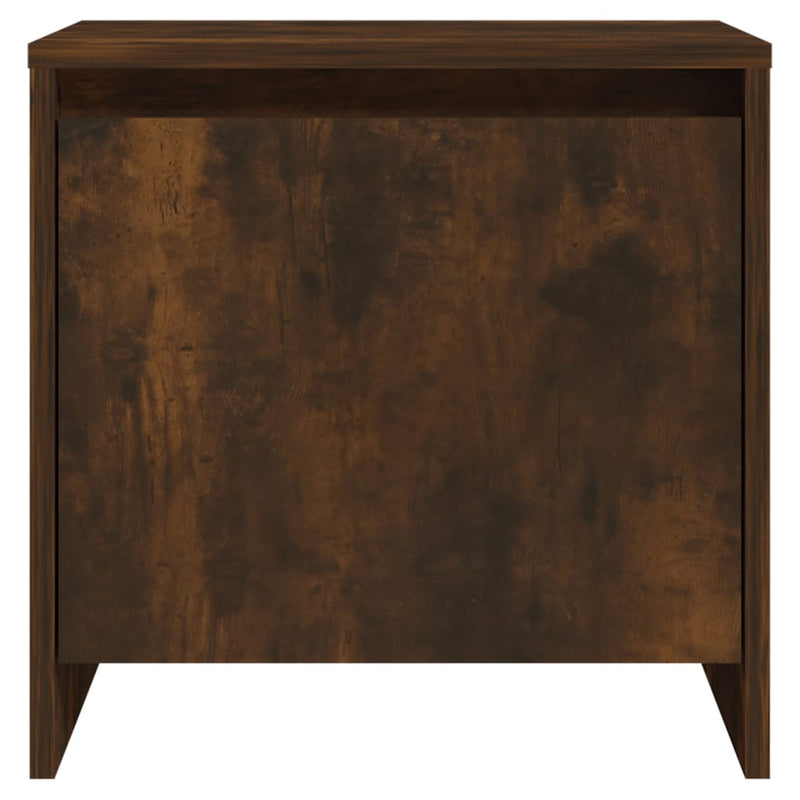 vidaXL Bedside Cabinets 2 pcs Smoked Oak 45x34x44.5 cm Engineered Wood