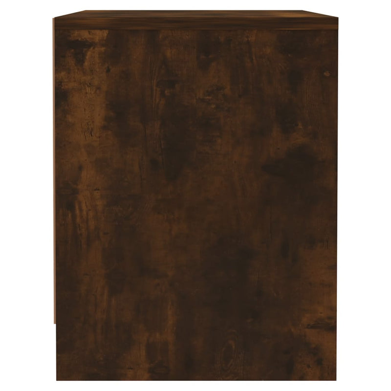 vidaXL Bedside Cabinets 2 pcs Smoked Oak 45x34x44.5 cm Engineered Wood