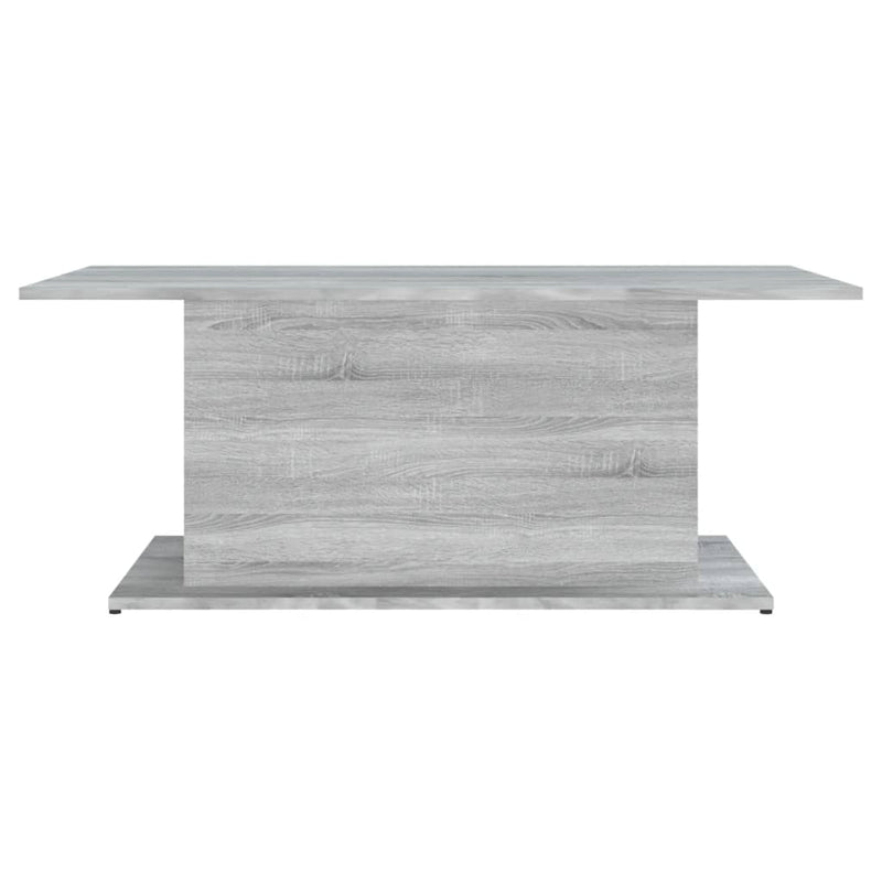 vidaXL Coffee Table Grey Sonoma 102x55.5x40 cm Engineered Wood