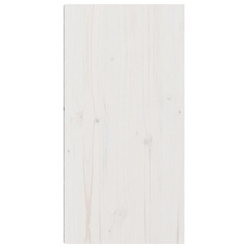 vidaXL Wall Cabinets 2 pcs White 30x30x60 cm Solid Wood Pine