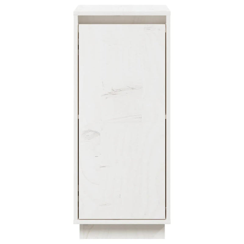 Sideboards 2 pcs White 31.5x34x75 cm Solid Wood Pine
