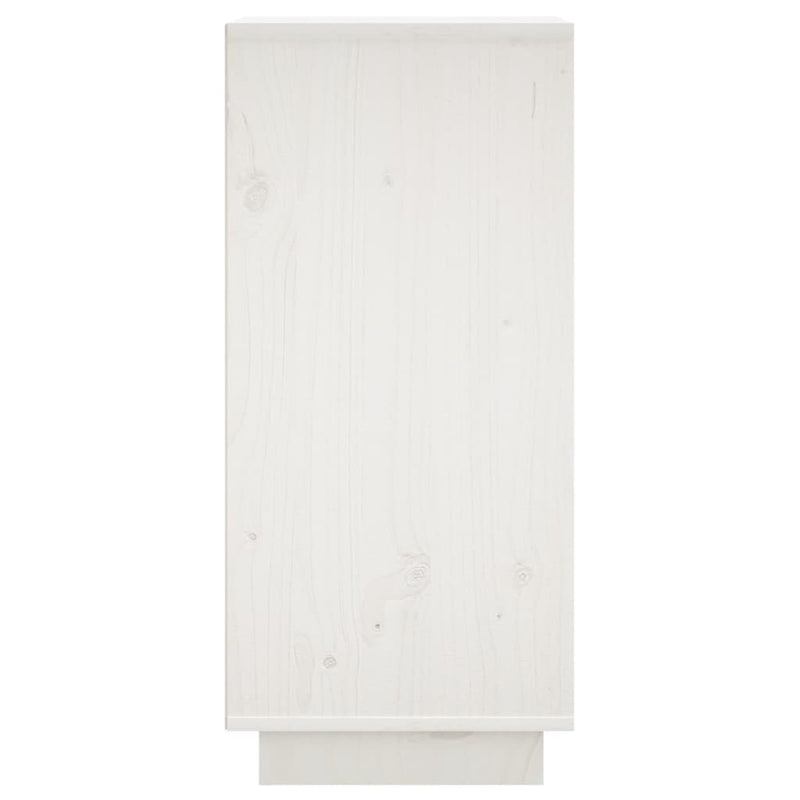 Sideboards 2 pcs White 31.5x34x75 cm Solid Wood Pine