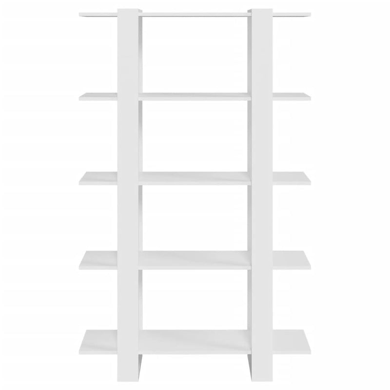 vidaXL Book Cabinet/Room Divider White 100x30x160 cm