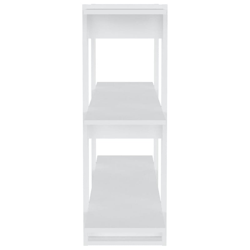 vidaXL Book Cabinet/Room Divider White 100x30x87 cm