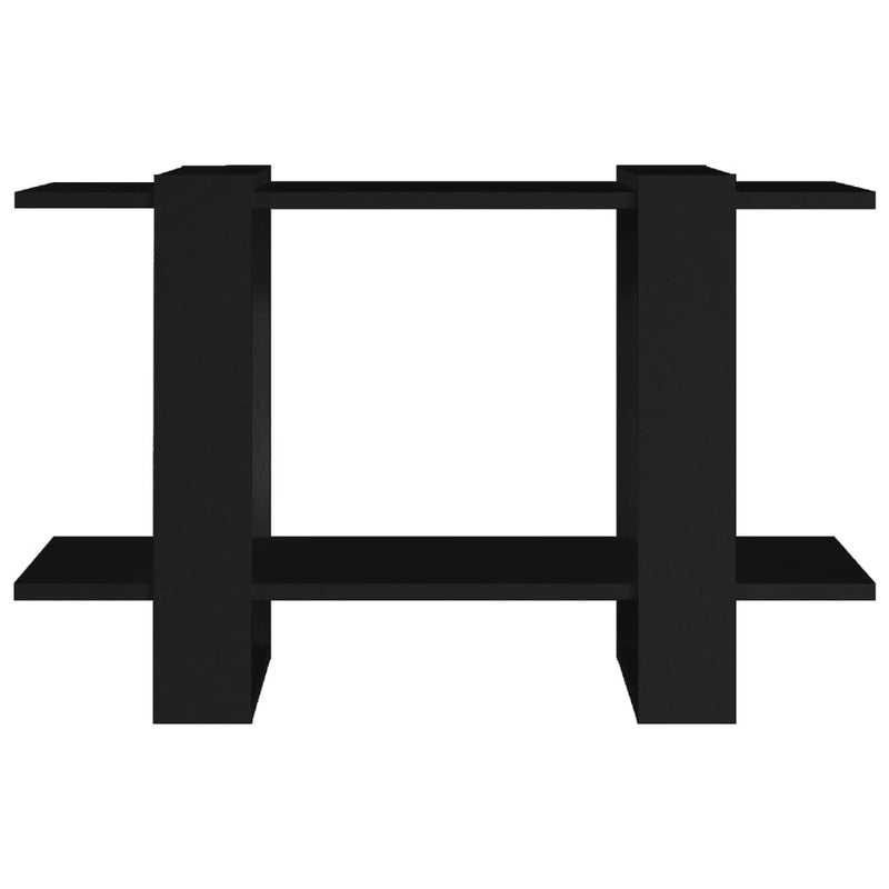 vidaXL Book Cabinet/Room Divider Black 80x30x51 cm
