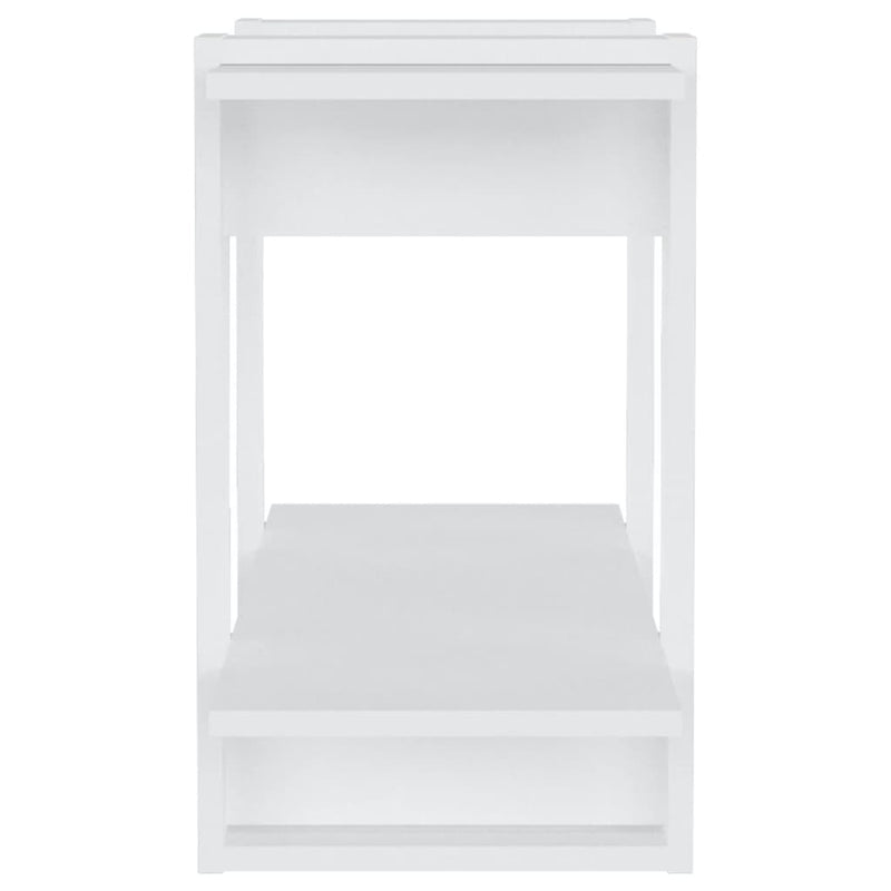 vidaXL Book Cabinet/Room Divider High Gloss White 80x30x51 cm