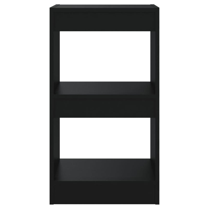 vidaXL Book Cabinet/Room Divider Black 40x30x72 cm