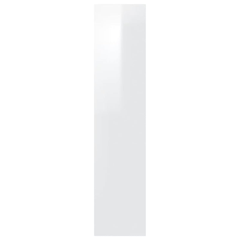 vidaXL Book Cabinet/Room Divider High Gloss White 40x30x135 cm