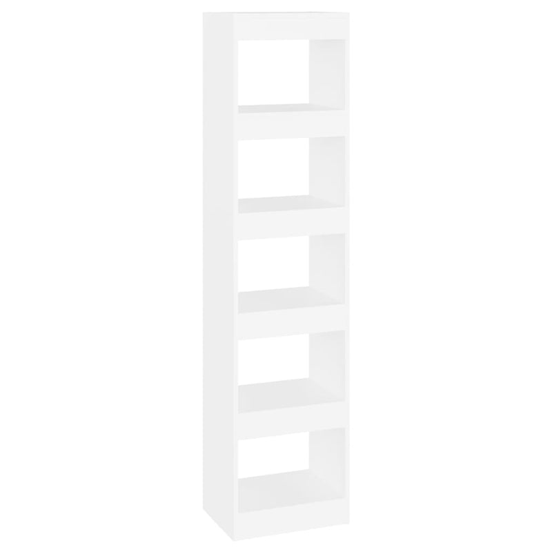 vidaXL Book Cabinet/Room Divider White 40x30x166 cm