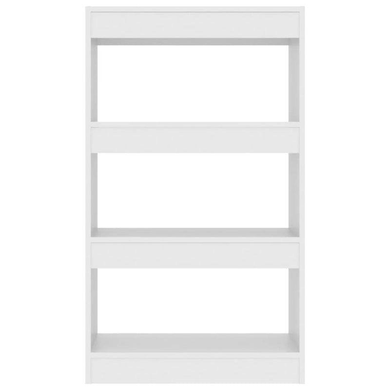 vidaXL Book Cabinet/Room Divider White 60x30x103 cm Engineered Wood