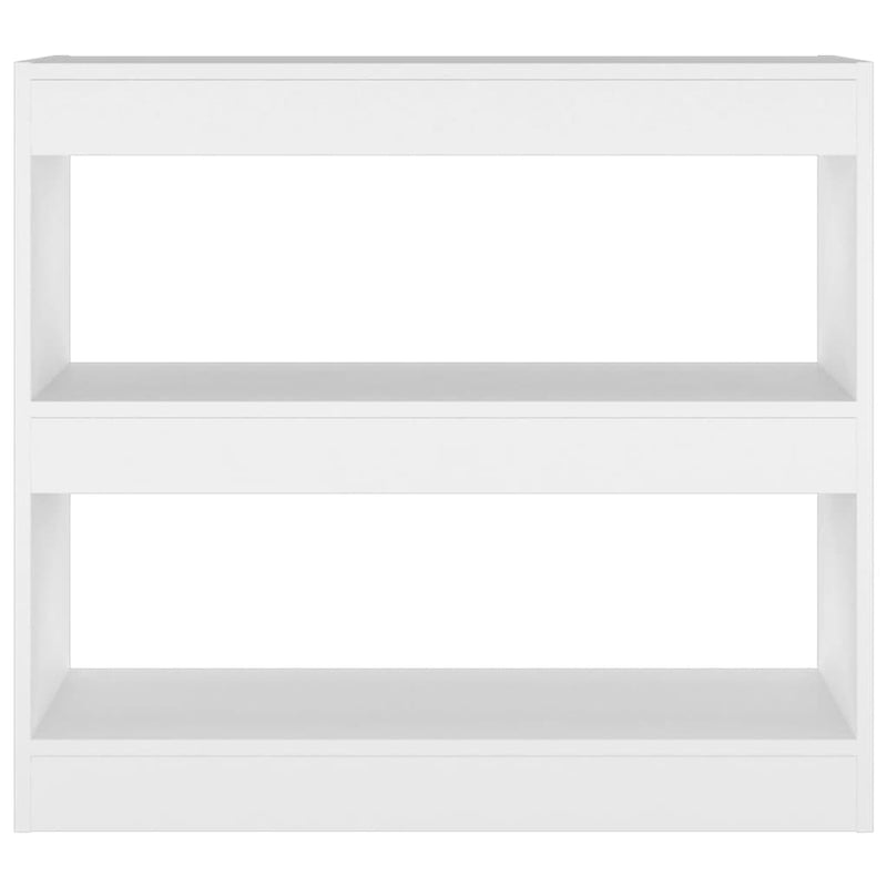 vidaXL Book Cabinet/Room Divider White 80x30x72 cm