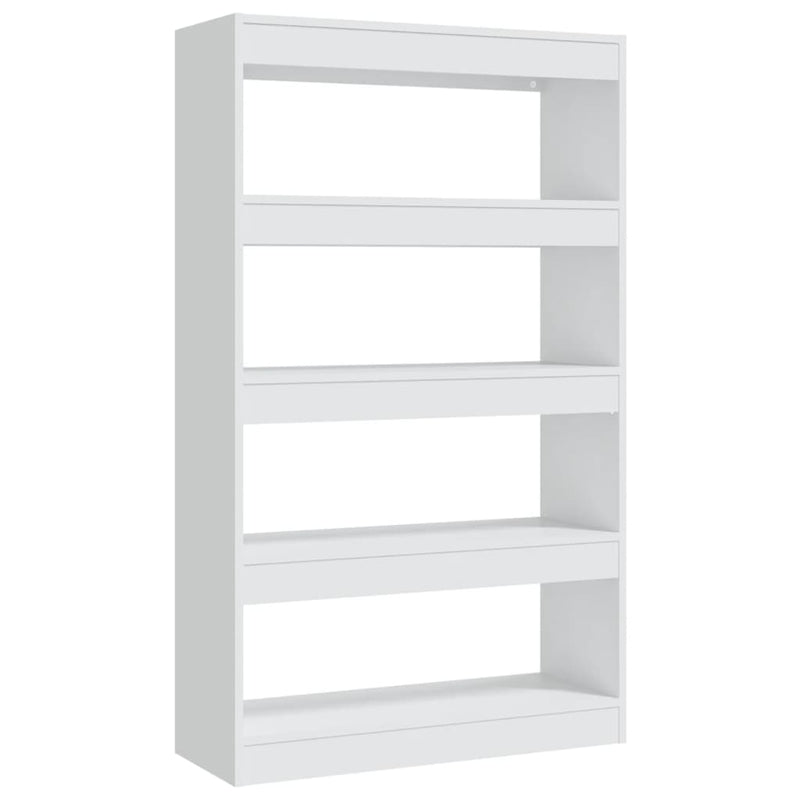 vidaXL Book Cabinet/Room Divider White 80x30x135 cm Engineered Wood
