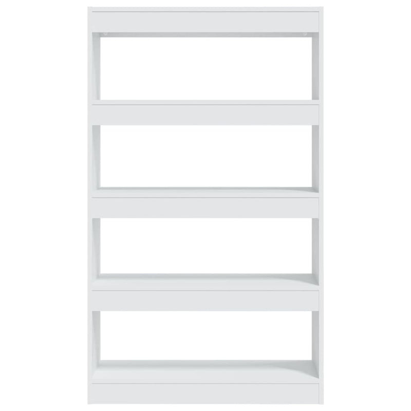 vidaXL Book Cabinet/Room Divider White 80x30x135 cm Engineered Wood