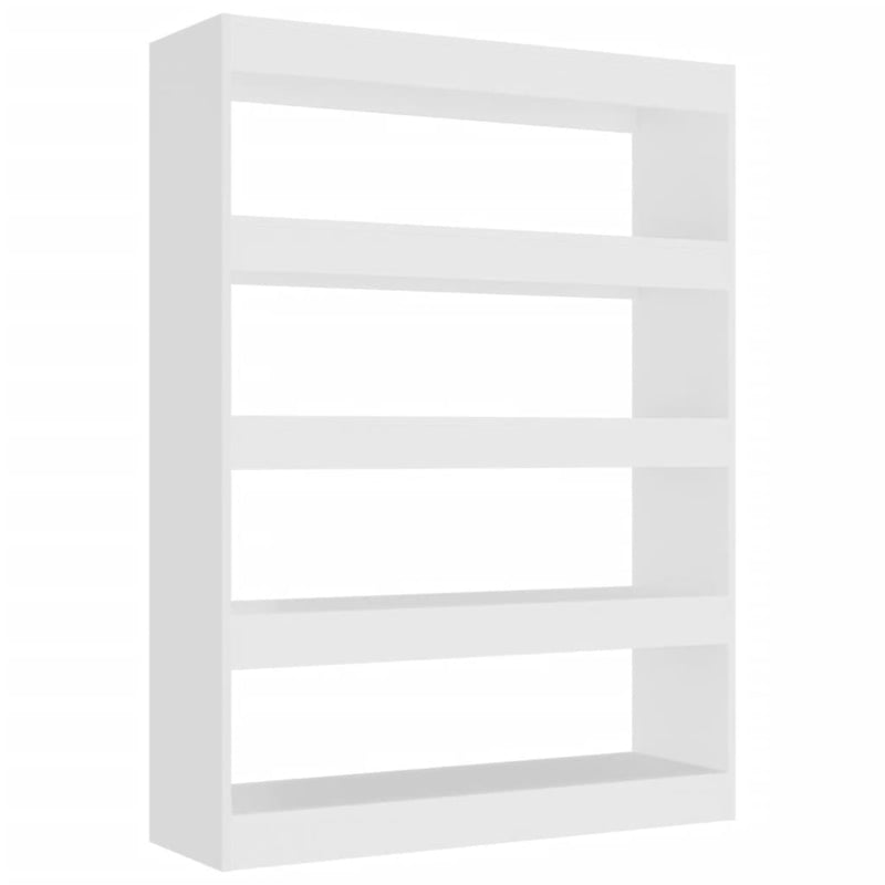 vidaXL Book Cabinet/Room Divider White 100x30x135 cm