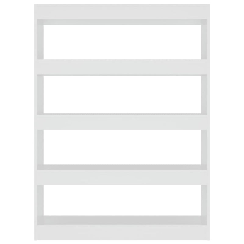 vidaXL Book Cabinet/Room Divider White 100x30x135 cm