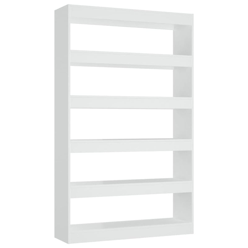 vidaXL Book Cabinet/Room Divider White 100x30x166 cm
