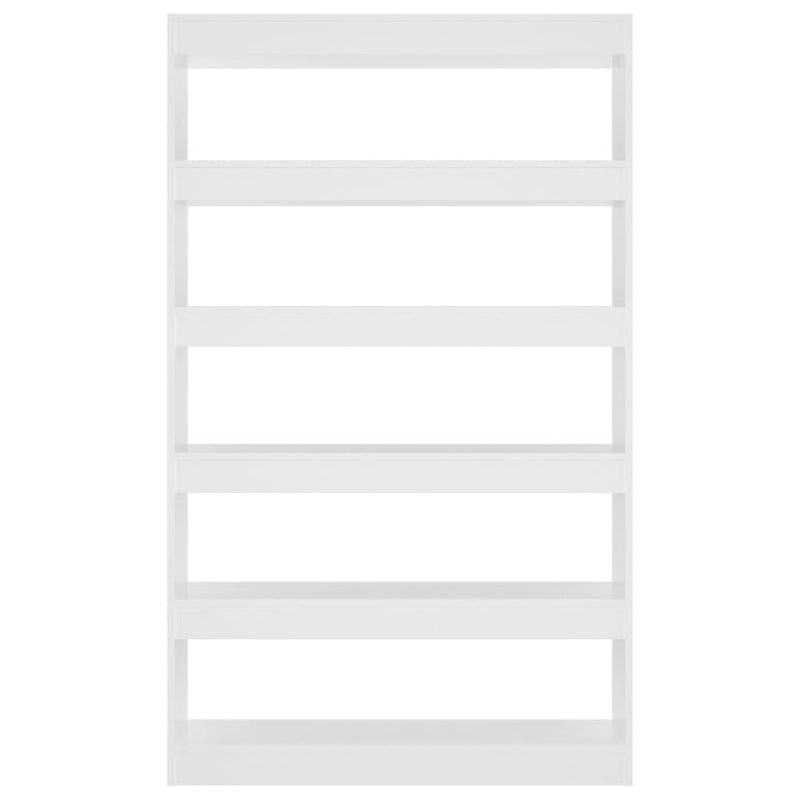 vidaXL Book Cabinet/Room Divider White 100x30x166 cm