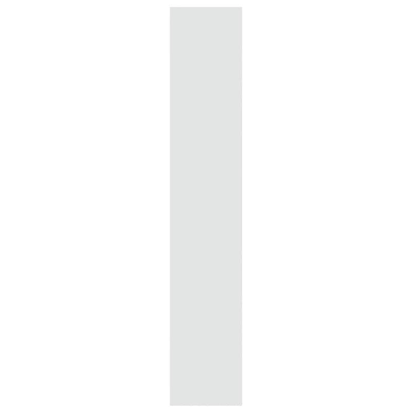 vidaXL Book Cabinet/Room Divider High Gloss White 100x30x166 cm