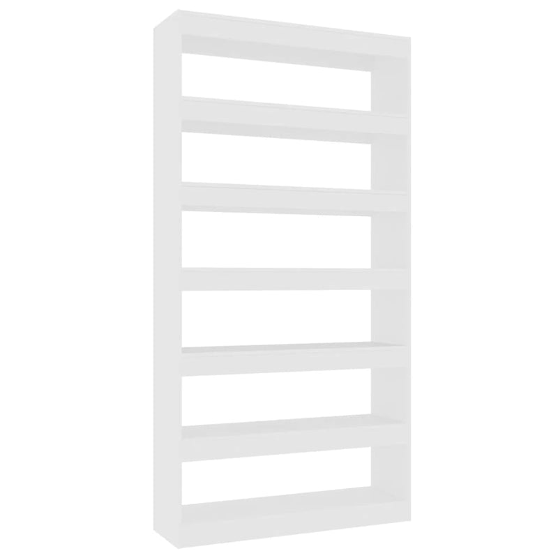 vidaXL Book Cabinet/Room Divider White 100x30x198 cm Engineered wood