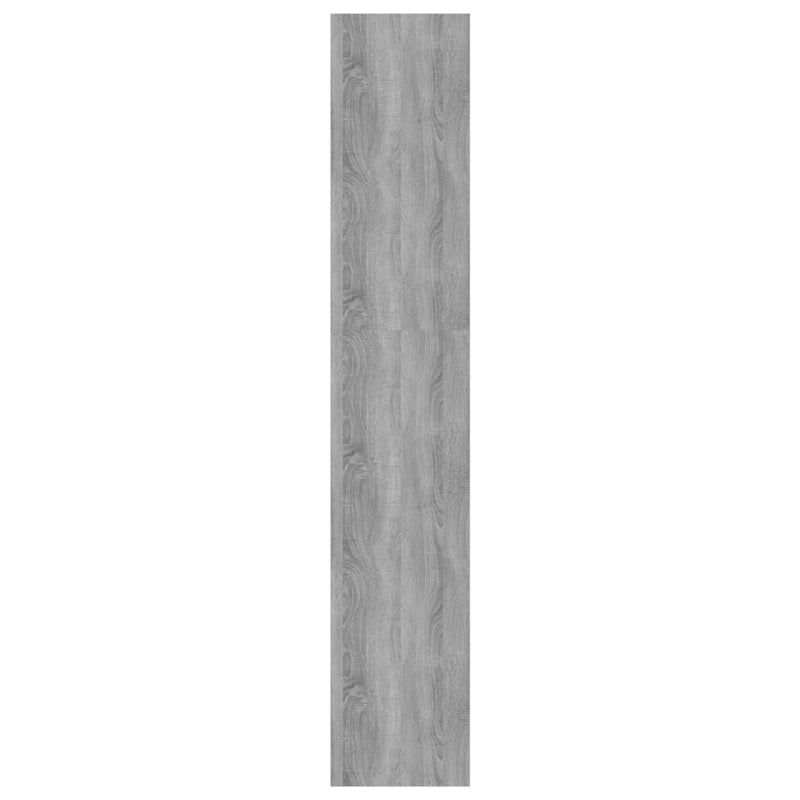 vidaXL Book Cabinet/Room Divider Grey Sonoma 80x30x166 cm Engineered Wood