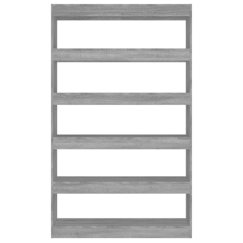 vidaXL Book Cabinet/Room Divider Grey Sonoma 100x30x166 cm